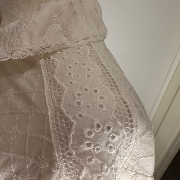 COACH Blouse  dentelle classique et romantique crème - Picture 5 of 12
